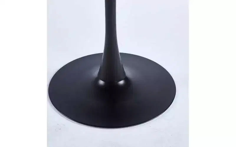 Table à manger piédestal carrée de 60 cm pour espaces compacts, style café moderne