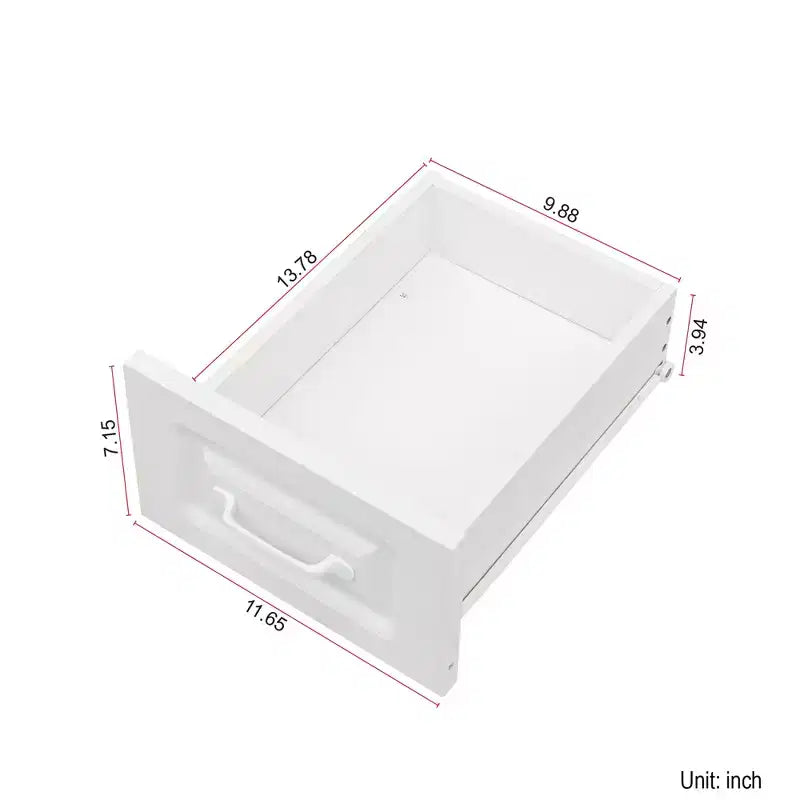 Bureau d'angle en L 2-en-1 avec tiroirs, étagère et huche, 76,8x55,1x31,5 po