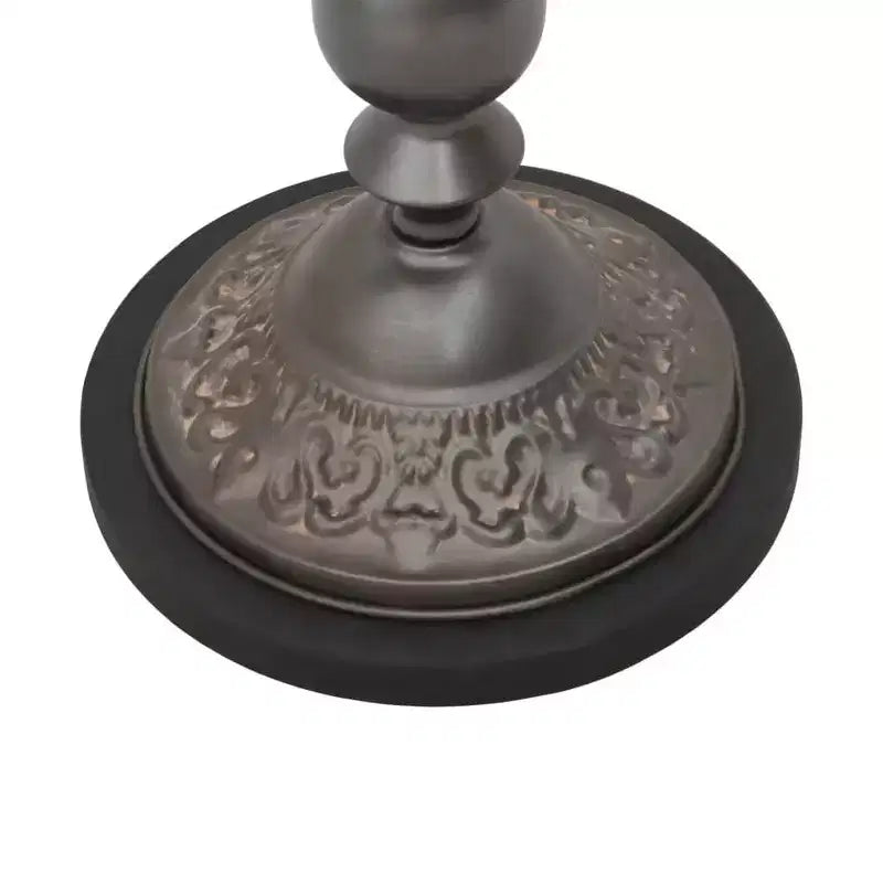 Table d'appoint en bois de sapin massif et acier, marron, 40 x 40 x 64 cm