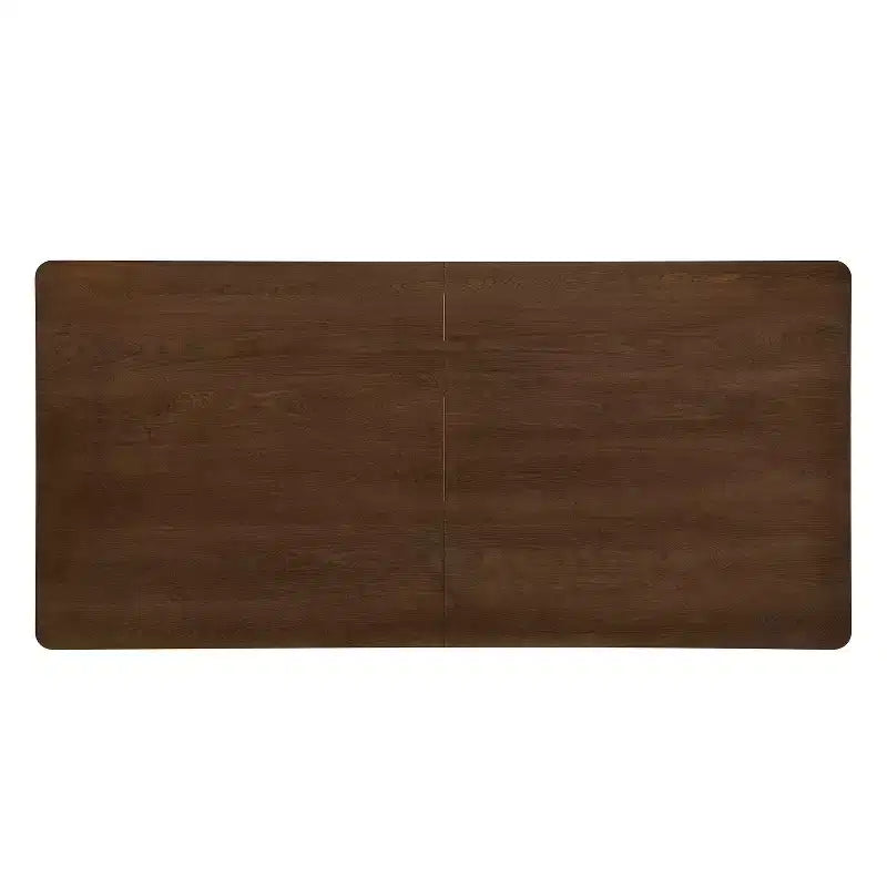Table de salle à manger rectangulaire moderne 8 places de 84 po avec piétement central, 84x40x30.25 po