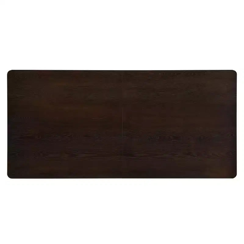 Table de salle à manger rectangulaire moderne 8 places de 84 po avec piétement central, 84x40x30.25 po