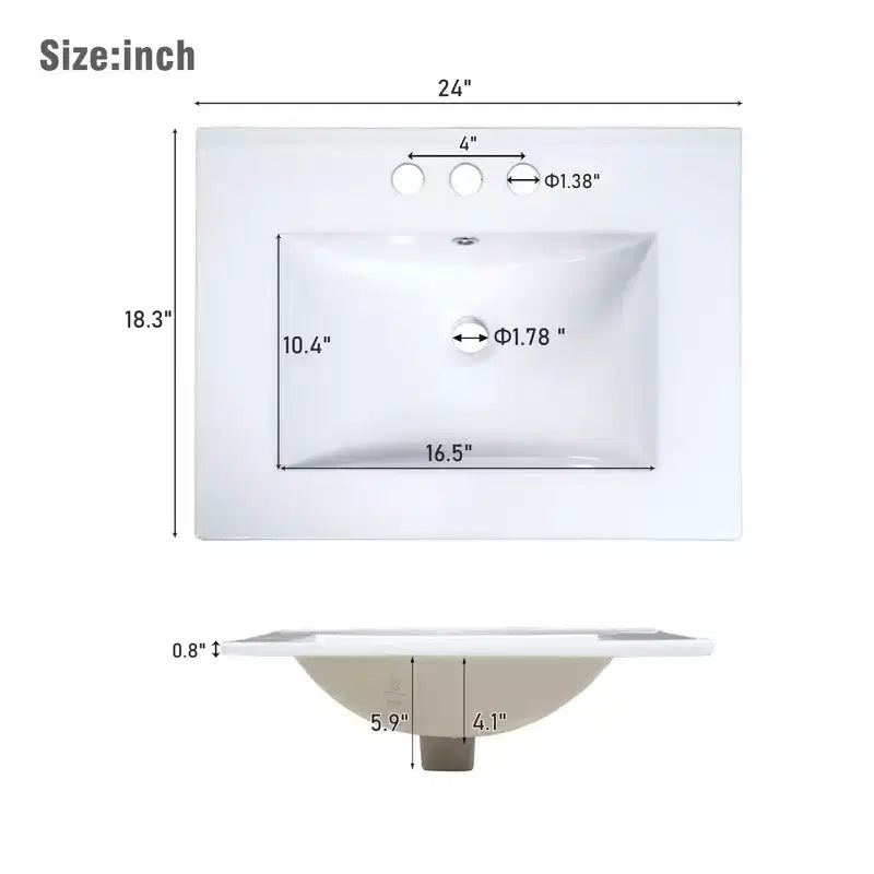 Meuble-lavabo de 61 cm pour petite salle de bain avec portes à fermeture douce, meuble autoportant avec étagère réglable, vert olive, 61x46,5x85,9 cm