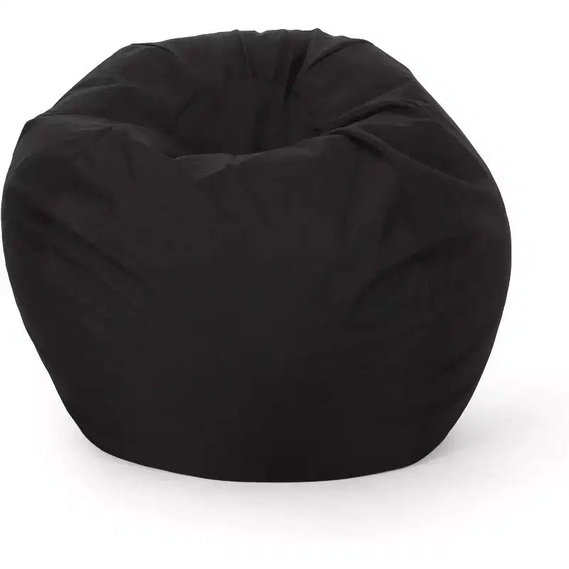 Pouf rond pour adultes, chaise de sol en mousse haute densité, 86x86x63 cm