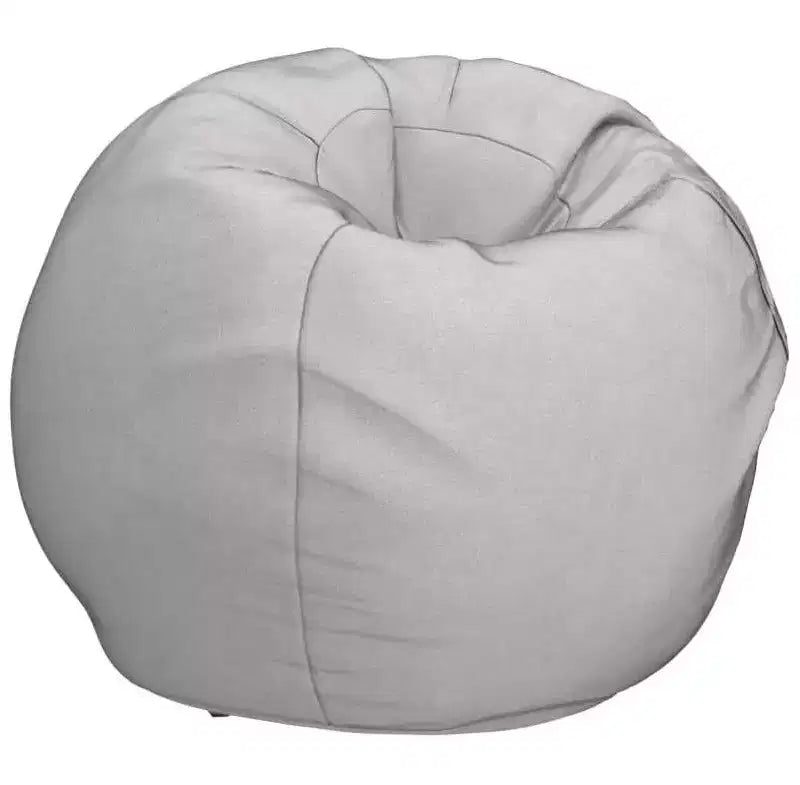 Pouf rond pour adultes, chaise de sol en mousse haute densité, 86x86x63 cm