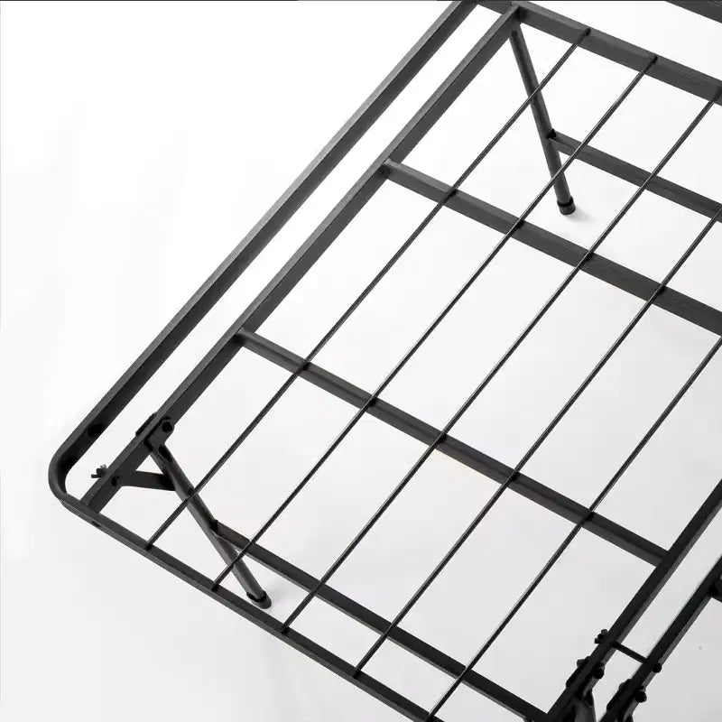 Cadre de lit plateforme en acier Premium de 14 po, noir, California King, 76x80x14 po