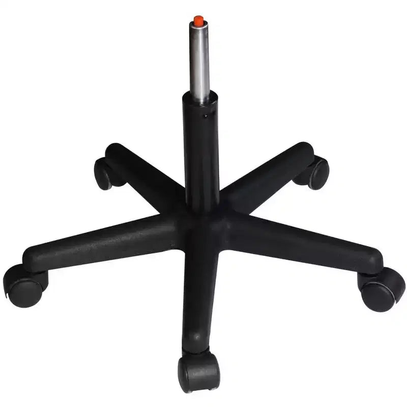 Tabouret roulant pivotant pneumatique hydraulique, réglable en hauteur, 38 x 38 x 44-58 cm