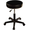 Tabouret roulant pivotant pneumatique hydraulique, réglable en hauteur, 38 x 38 x 44-58 cm