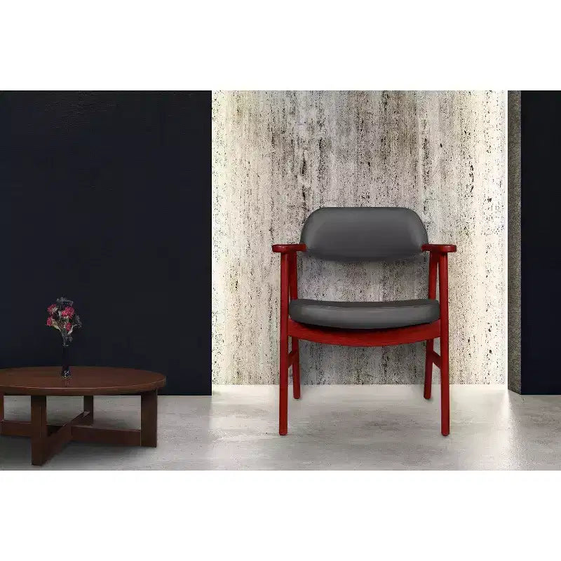 Fauteuil d'appoint rembourré pour réception, 75x65x53 cm